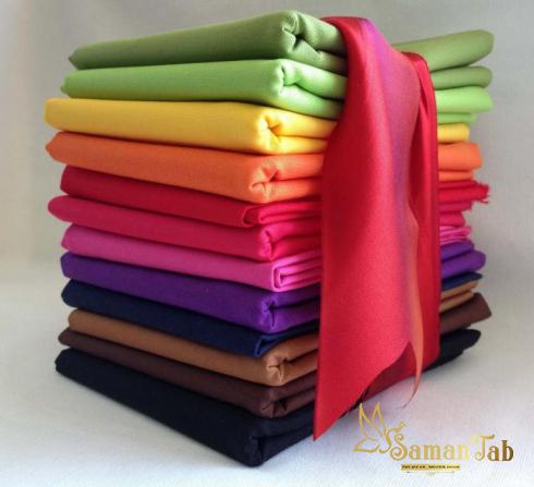 القماش الحرير النسائي ذات ألوان متنوع